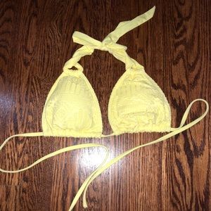 Yellow crochet bikini set!!!!